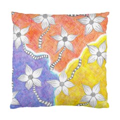 Tricolor Garden  Standard Cushion Case (two Sides) by okhismakingart