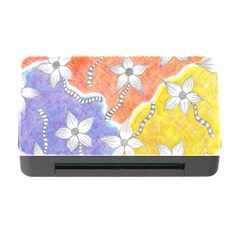 Tricolor Garden  Memory Card Reader With Cf by okhismakingart