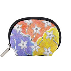 Tricolor Garden  Accessory Pouch (small) by okhismakingart