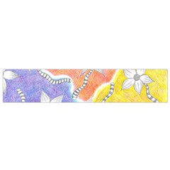 Tricolor Garden  Small Flano Scarf by okhismakingart