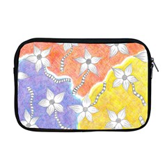 Tricolor Garden  Apple Macbook Pro 17  Zipper Case by okhismakingart