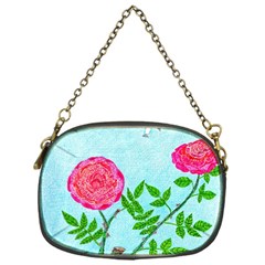 Roses And Seagulls Chain Purse (one Side) by okhismakingart