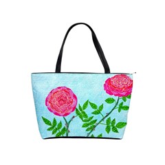 Roses And Seagulls Classic Shoulder Handbag by okhismakingart