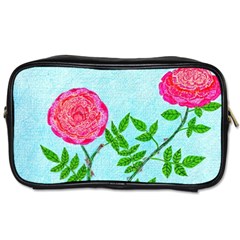 Roses And Seagulls Toiletries Bag (one Side) by okhismakingart