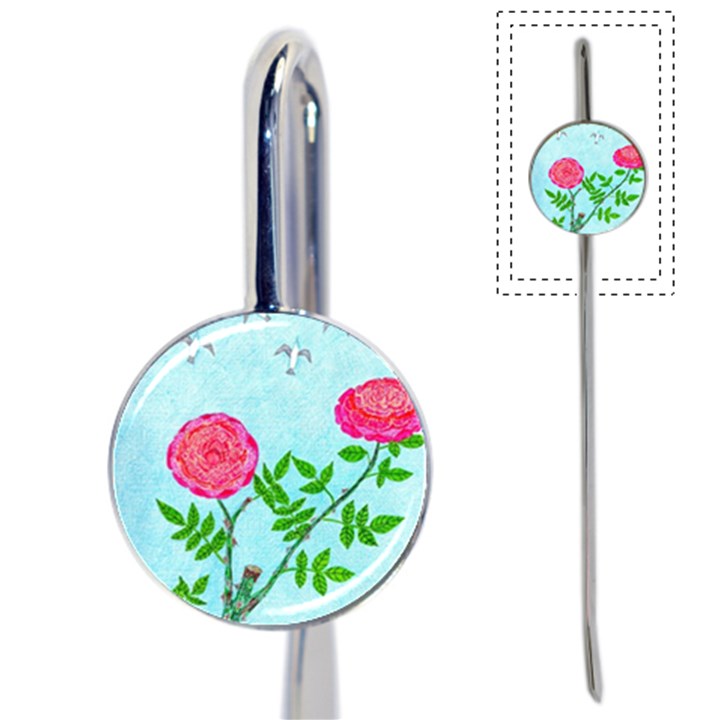 Roses and Seagulls Book Mark