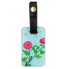 Roses And Seagulls Luggage Tags (one Side)  by okhismakingart