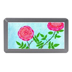 Roses And Seagulls Memory Card Reader (mini) by okhismakingart