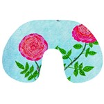 Roses and Seagulls Travel Neck Pillows Front