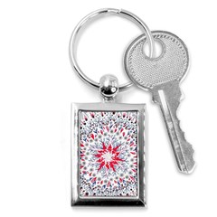 Flaming Sun Abstract Key Chains (rectangle)  by okhismakingart