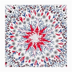 Flaming Sun Abstract Medium Glasses Cloth (2-side) by okhismakingart