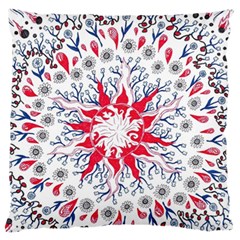 Flaming Sun Abstract Standard Flano Cushion Case (two Sides) by okhismakingart