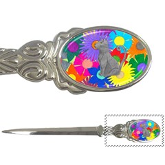 Floral Cat Letter Opener by okhismakingart