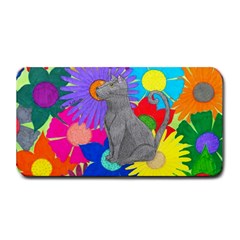 Floral Cat Medium Bar Mats by okhismakingart