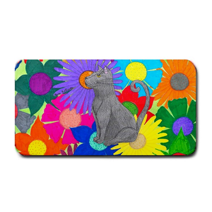 Floral Cat Medium Bar Mats