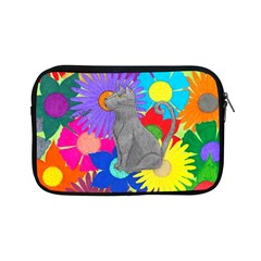 Floral Cat Apple Ipad Mini Zipper Cases by okhismakingart