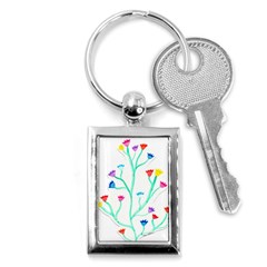 Cheerio Box Vine  Key Chains (rectangle)  by okhismakingart