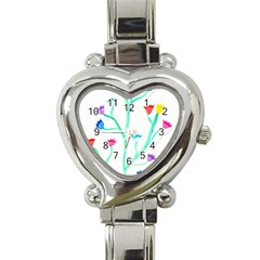 Cheerio Box Vine  Heart Italian Charm Watch