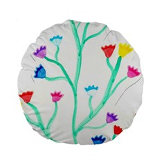 Cheerio Box Vine  Standard 15  Premium Round Cushions by okhismakingart