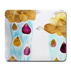 Rose Petal Shower Large Mousepads