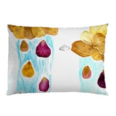 Rose Petal Shower Pillow Case by okhismakingart