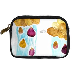 Rose Petal Shower Digital Camera Leather Case by okhismakingart