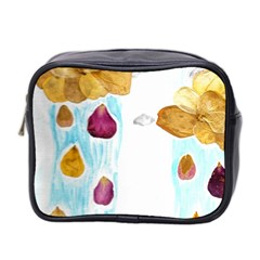 Rose Petal Shower Mini Toiletries Bag (two Sides) by okhismakingart