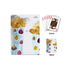 Rose Petal Shower Playing Cards (mini) by okhismakingart