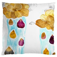 Rose Petal Shower Standard Flano Cushion Case (one Side) by okhismakingart