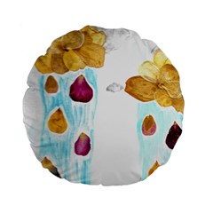 Rose Petal Shower Standard 15  Premium Flano Round Cushions by okhismakingart