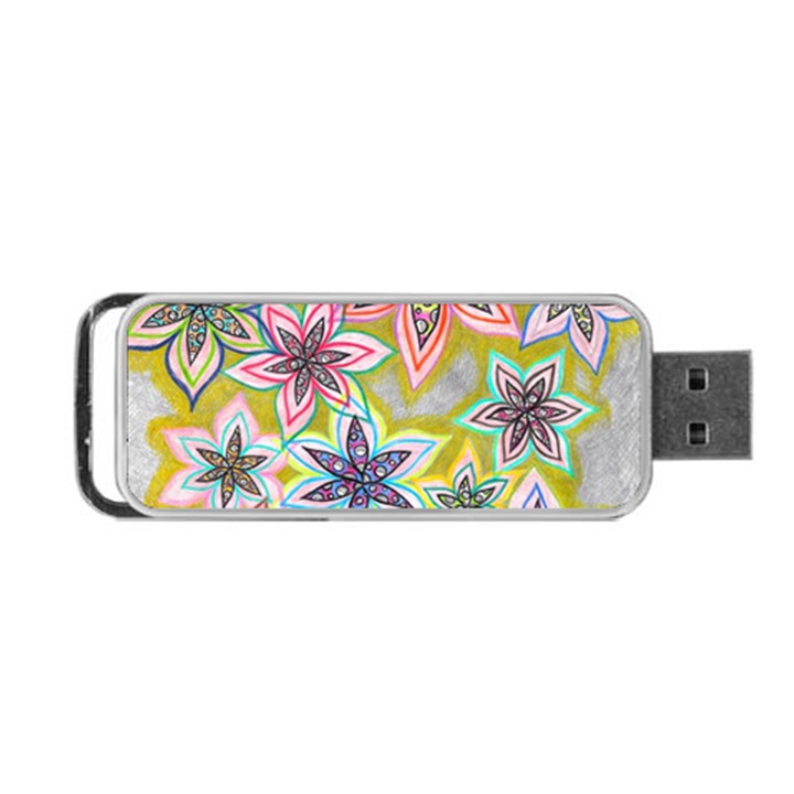 Bubble Flowers Portable USB Flash (One Side)