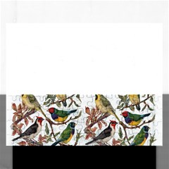 Vintage Birds Rectangular Jigsaw Puzzl by Valentinaart