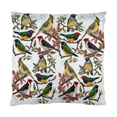 Vintage Birds Standard Cushion Case (two Sides) by Valentinaart