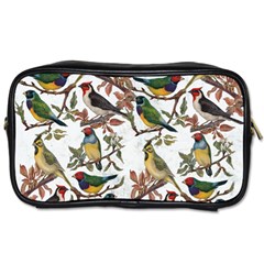 Vintage Birds Toiletries Bag (two Sides) by Valentinaart