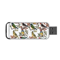 Vintage Birds Portable Usb Flash (one Side) by Valentinaart