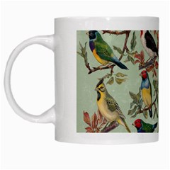 Vintage Birds White Mugs by Valentinaart