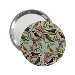 Vintage Birds 2 25  Handbag Mirrors by Valentinaart