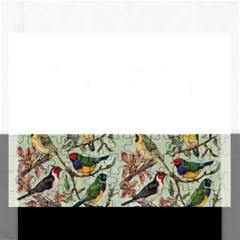 Vintage Birds Rectangular Jigsaw Puzzl by Valentinaart