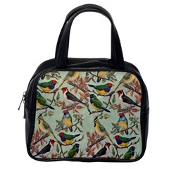 Vintage Birds Classic Handbag (one Side) by Valentinaart