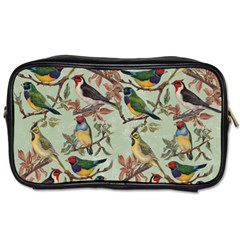 Vintage Birds Toiletries Bag (two Sides) by Valentinaart