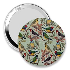 Vintage Birds 3  Handbag Mirrors by Valentinaart