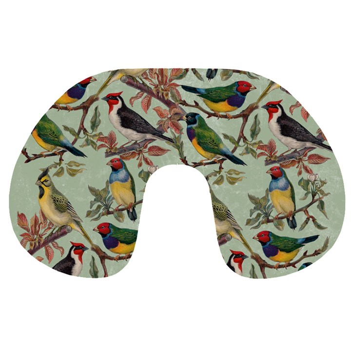 Vintage Birds Travel Neck Pillows