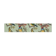 Vintage Birds Flano Scarf (mini) by Valentinaart