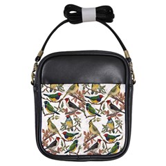 Vintage Birds Girls Sling Bag by Valentinaart