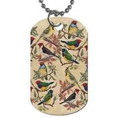 Vintage Birds Dog Tag (Two Sides)