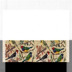 Vintage Birds Rectangular Jigsaw Puzzl by Valentinaart