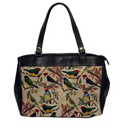 Vintage Birds Oversize Office Handbag