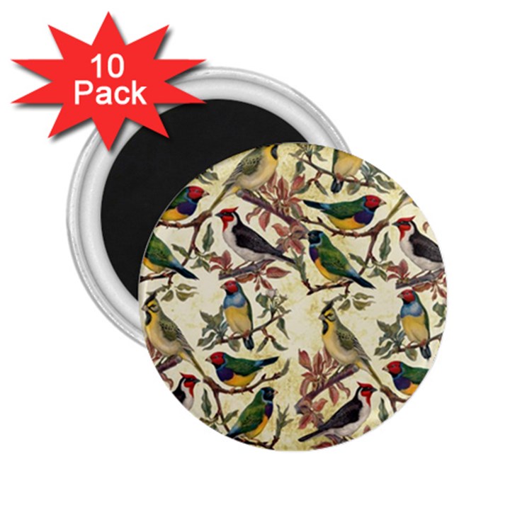 Vintage Birds 2.25  Magnets (10 pack) 