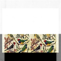 Vintage Birds Rectangular Jigsaw Puzzl by Valentinaart