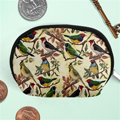 Vintage Birds Accessory Pouch (medium) by Valentinaart