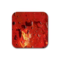 Golden Nebula Rubber Coaster (square)  by WILLBIRDWELL